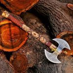 Ragnar Lothbrok Double Head Viking Battle Axe Handmade Replica