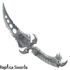 Black Legion Fantasy Knife Life Size Replica