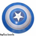 Blue Captain America Shield Life Size Replica