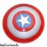 Red Captain America Shield Life Size Replica