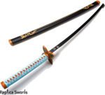 Shinobu Kocho Lavender-Blue Nichirin Katana Sword - Image 5