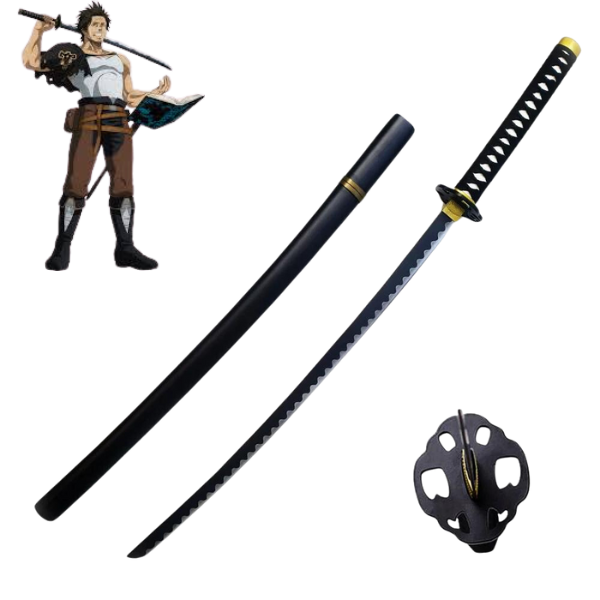 Black Clover Yami Sukehiro Demon Slasher Katana Sword Replica Black Clover Yami Sukehiro Demon Slasher Katana Sword Replica