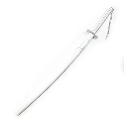 katana sword of hollow ichigo zangetsu white from bleach