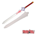 Scarlet Black Wing Armor Sword of Erza - FairyTail Erza cosplay props