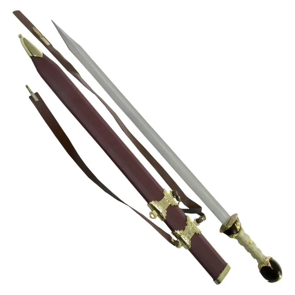 gladiator-movie-maximus-sword-gold-finish-1-2 Gladiator Roman General Maximus Gladius Sword Replica gold finish