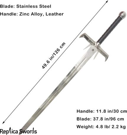 Highlander The Kurgan Sword Life Size Metal Replica