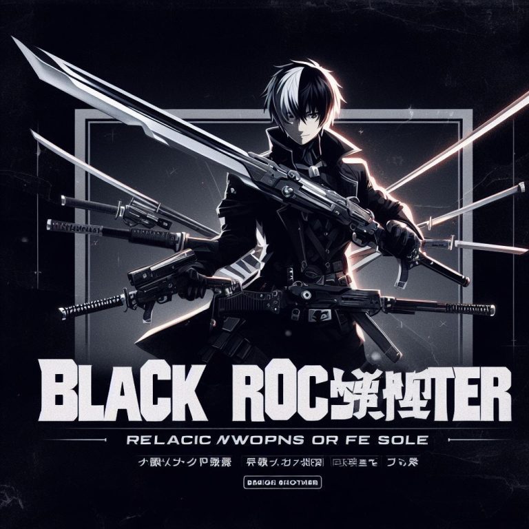 Black rock shooter replica swords for sale