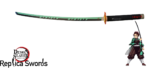 Demon Slayer Tanjiro Kamado Final Form Sword - Fire Nichirin Blade