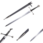LOTR Aragorn Anduril Narsil Sword Full Size Metal Replica