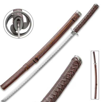 Gankyil Katana Sword Life Size Replica With Scabbard