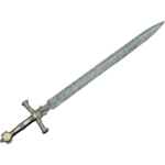 King Solomon Sword Life Size Damascus Steel Replica